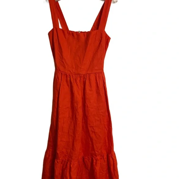 EUC Reformation Manet Cinched Back Dress size 6 - Picture 1 of 7